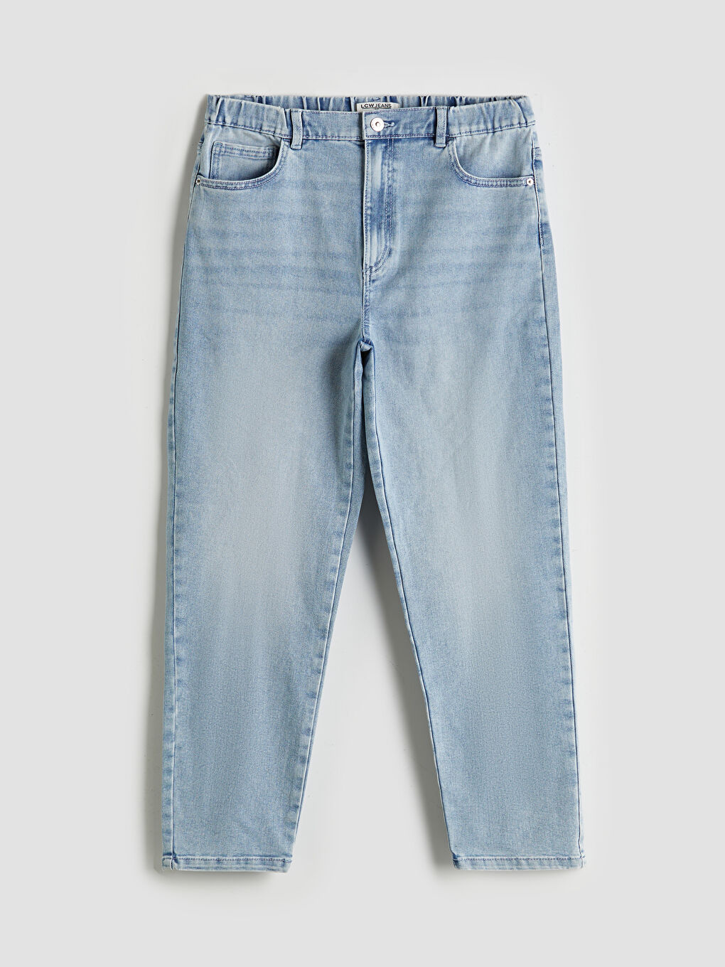 LCWAIKIKI Classic Elasticated Waist Slim Mom Women's Jeans -W57569Z8-311