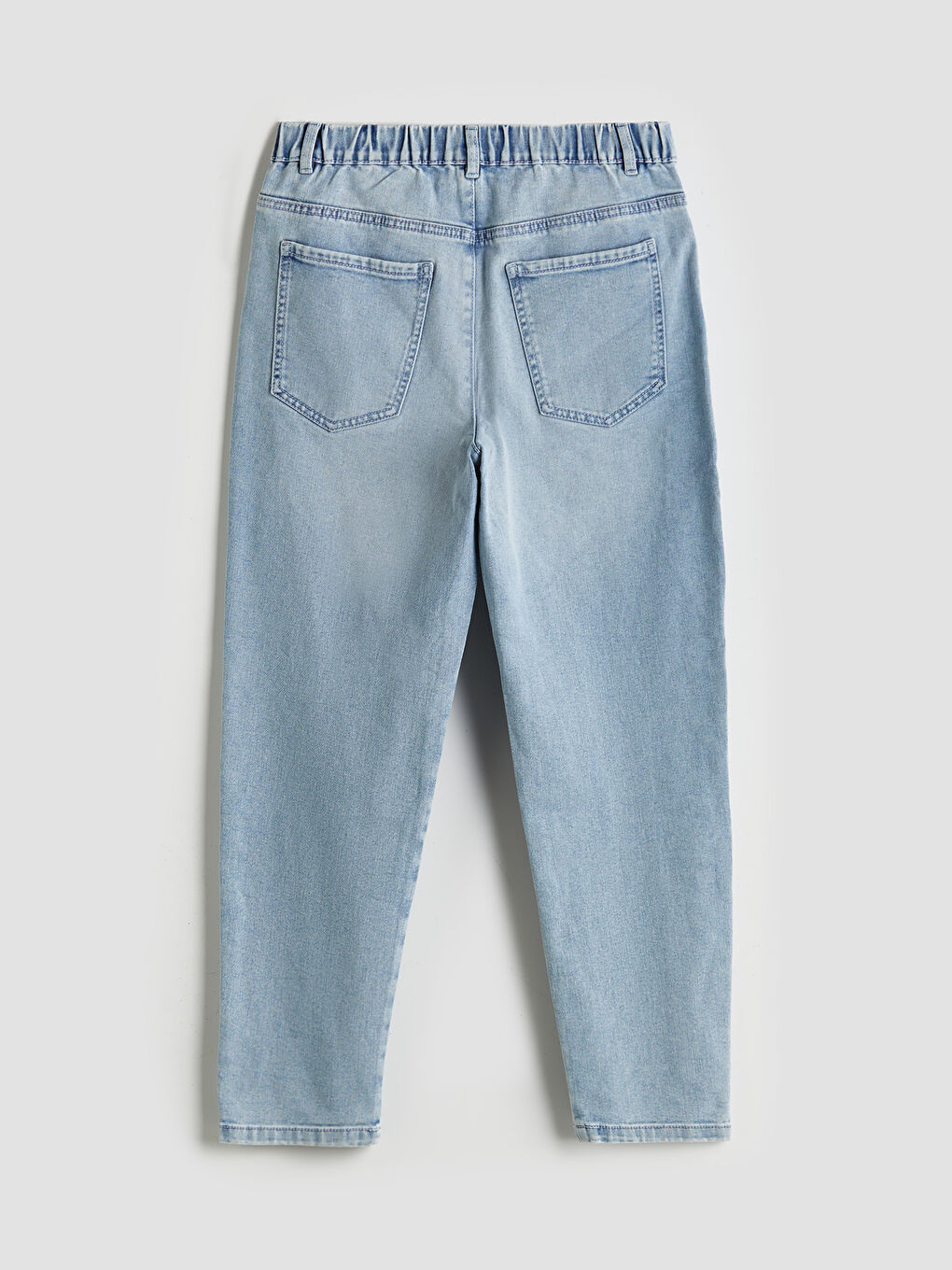 LCWAIKIKI Classic Elasticated Waist Slim Mom Women's Jeans -W57569Z8-311