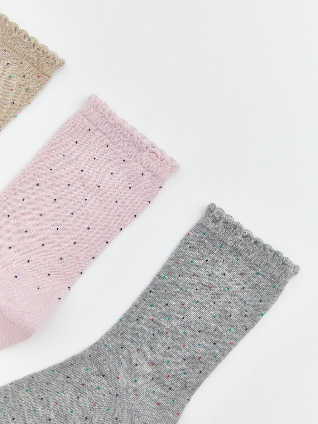 Polka Dot Women's Ankle Socks 3-pack-1