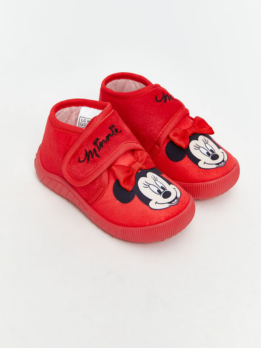 Minnie Mouse Printed Baby Girls' Slipper Boots