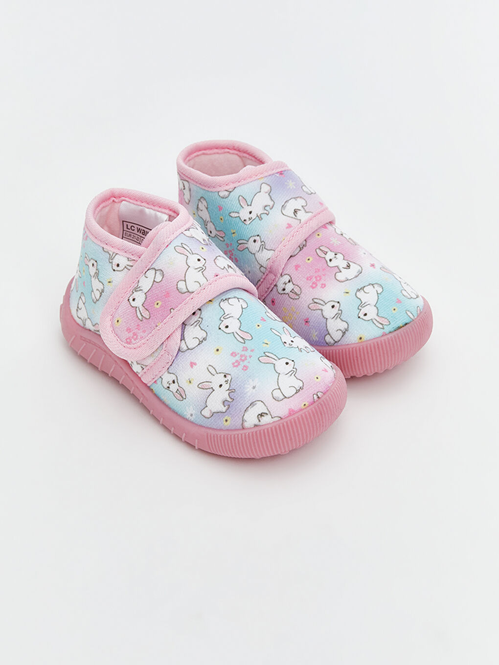 LCW STEPS Velcro Closure Baby Girl Panduf -W57633Z1-F9C