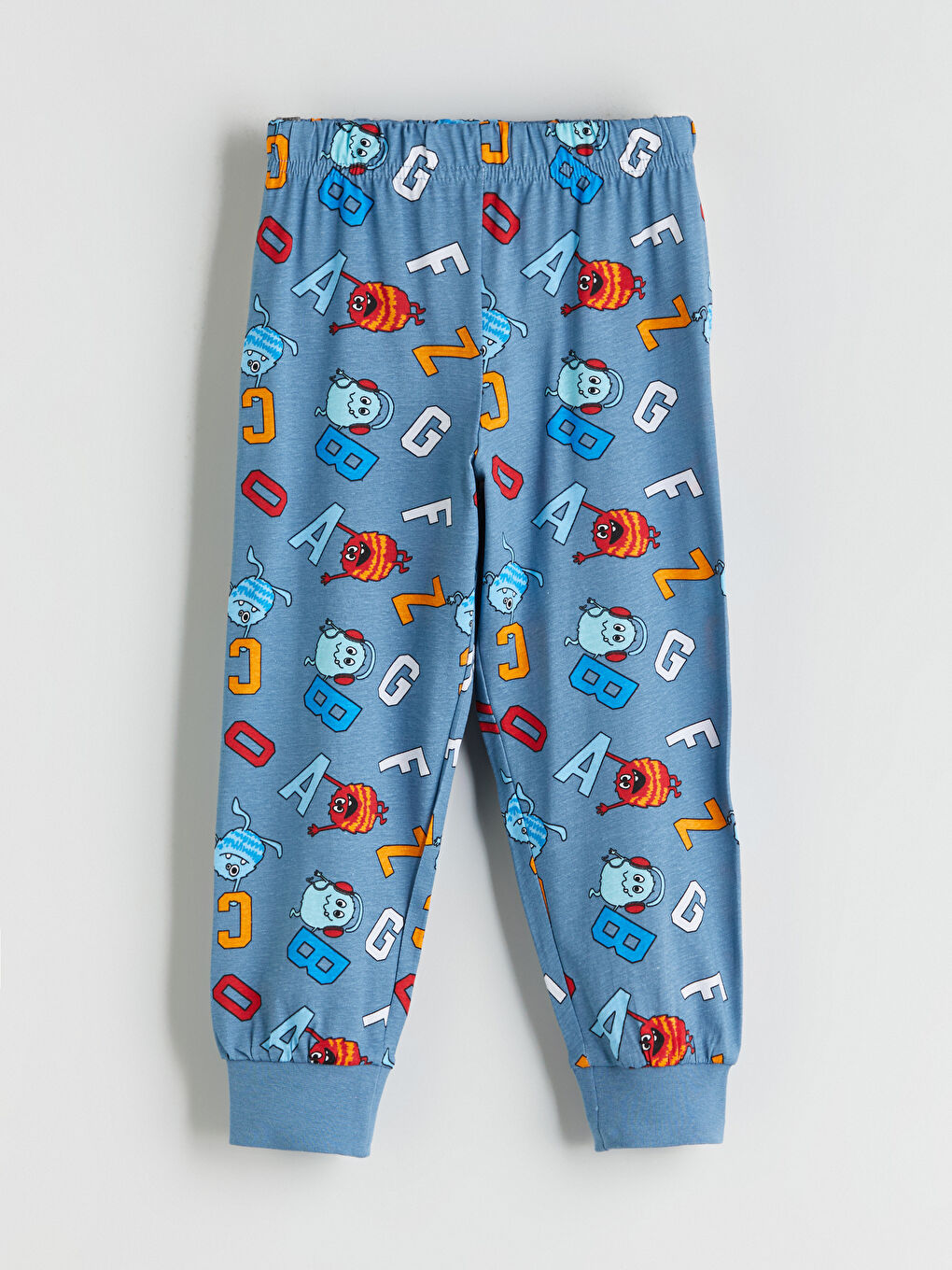 LCW Kids Crew Neck Printed Boys' Pyjama Bottoms -W57669Z1-HCG
