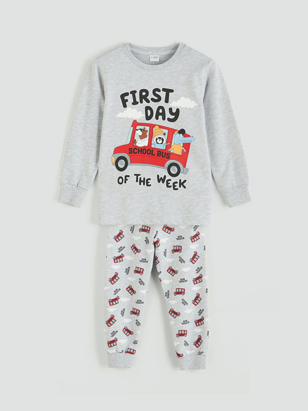LCW Kids Printed Boys' Pyjama Set -W57676Z1-LAK