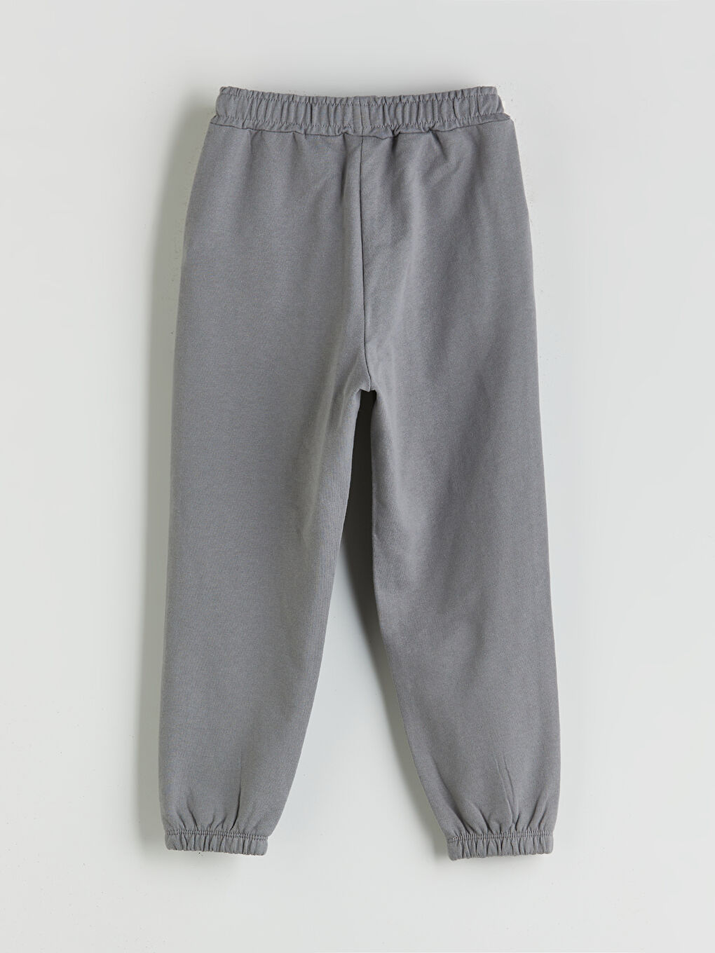 Gri Beli Lastikli Erkek Çocuk Jogger Eşofman Altı-2