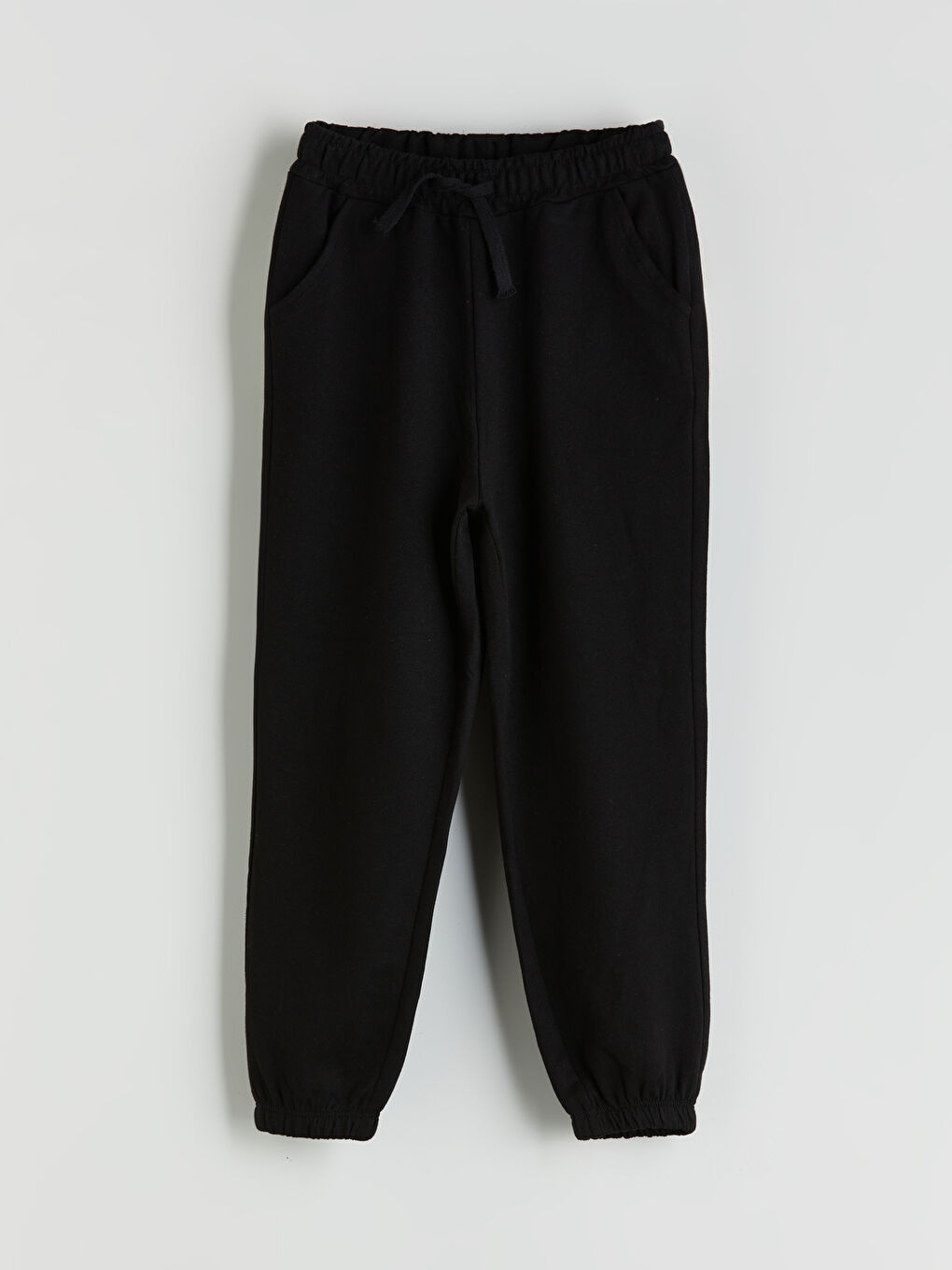 Siyah Beli Lastikli Erkek Çocuk Jogger Eşofman Altı
