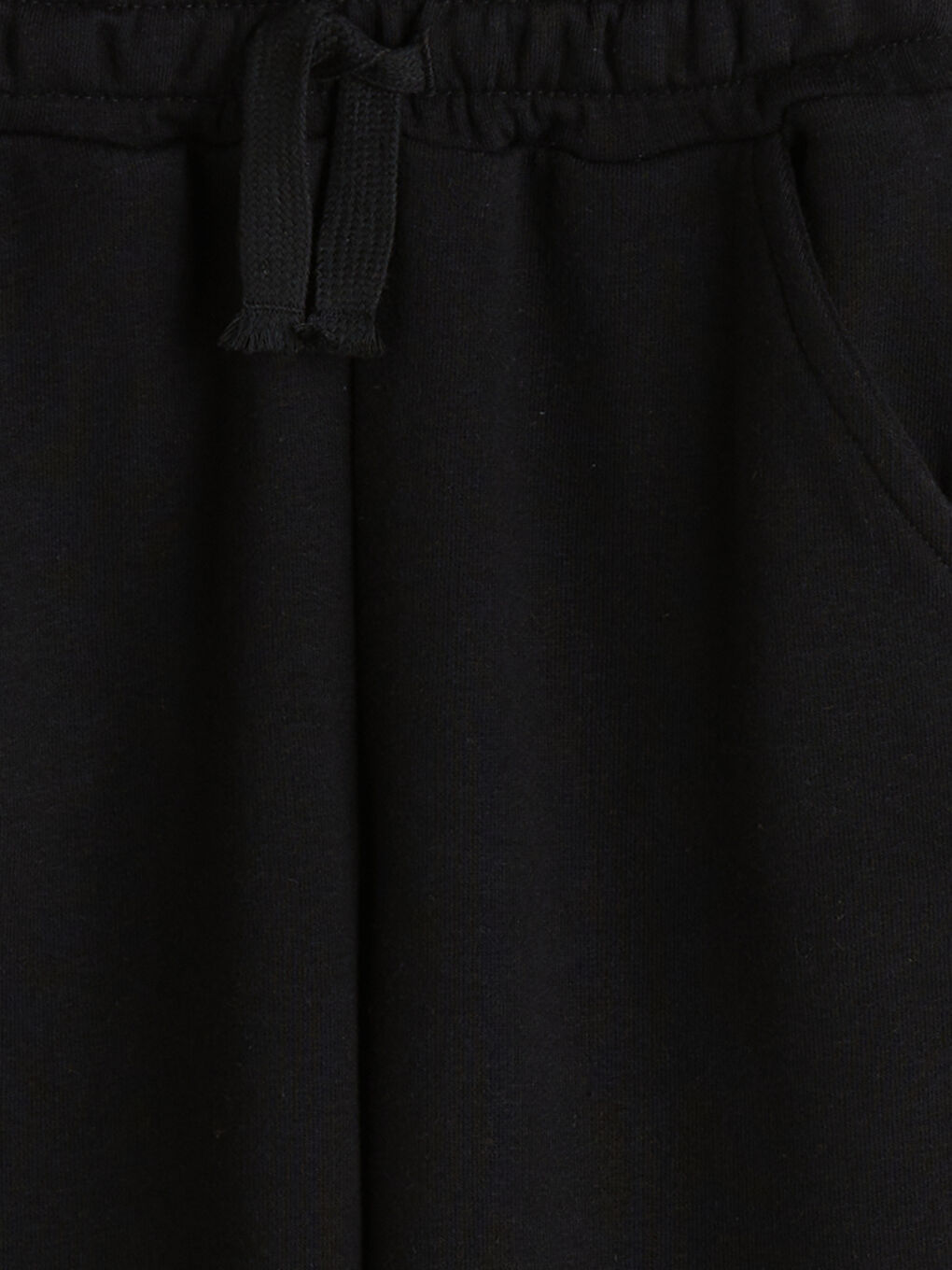 Siyah Beli Lastikli Erkek Çocuk Jogger Eşofman Altı-2