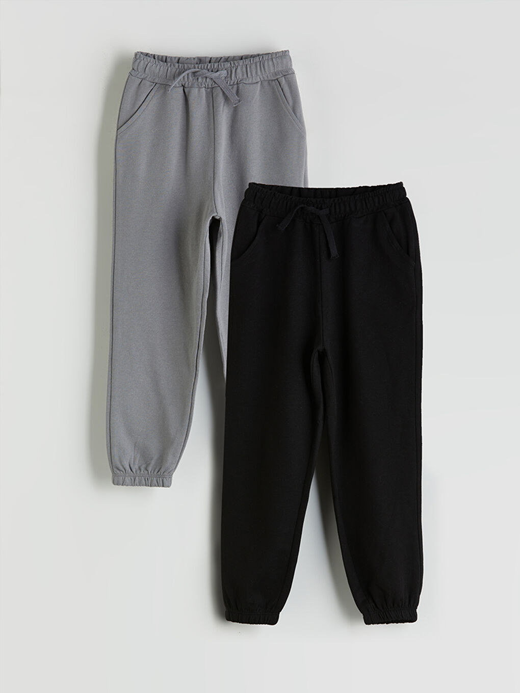 Elasticated Waist Boys' Jogger Sweatpants 2 Pack