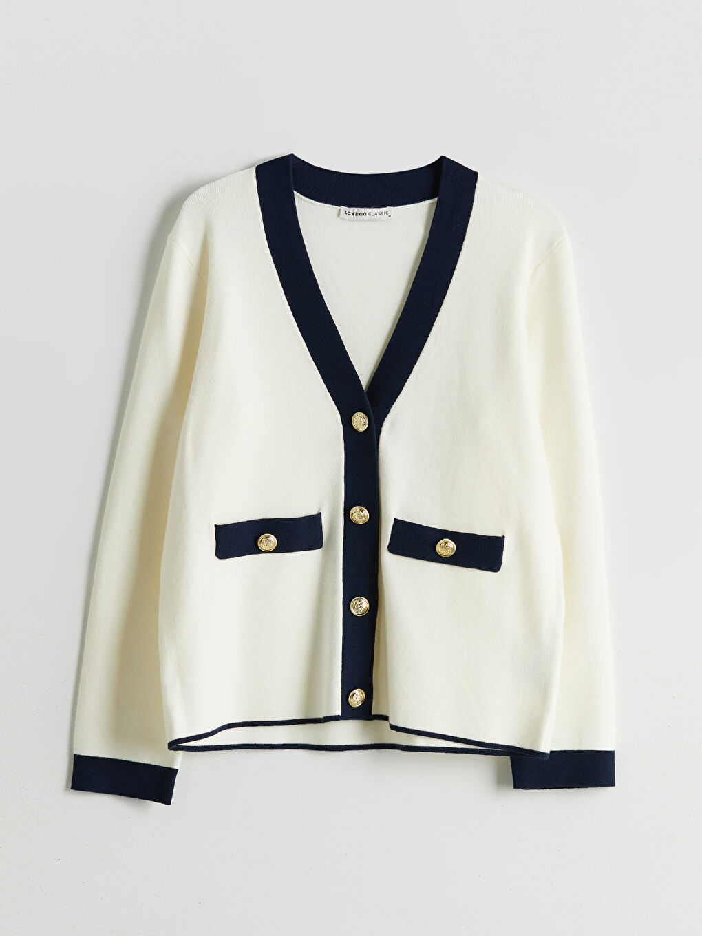 V Neck Women's Knitwear Cardigan-4