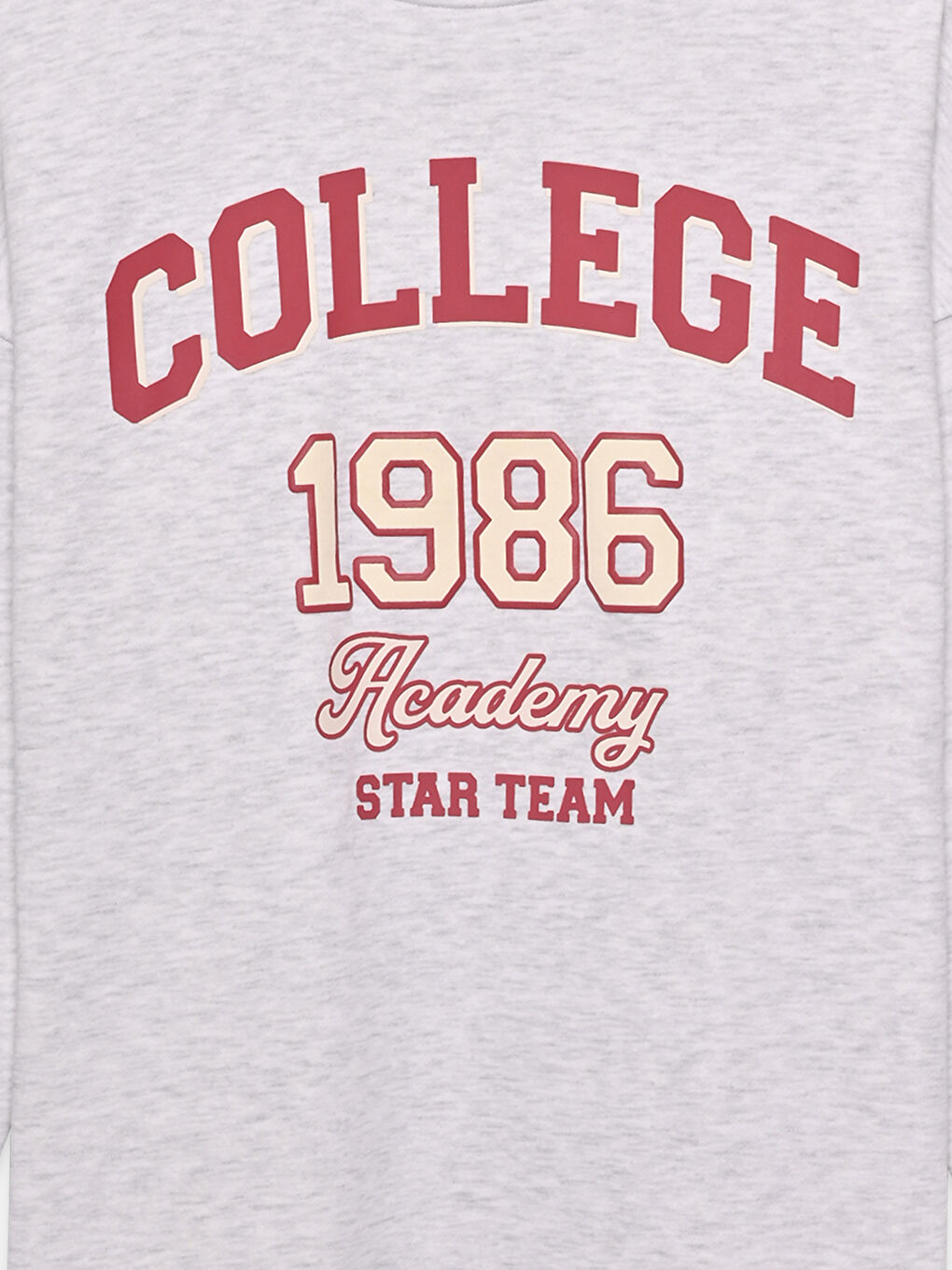 Crew Neck Printed Women's Sweatshirt Tunic-2