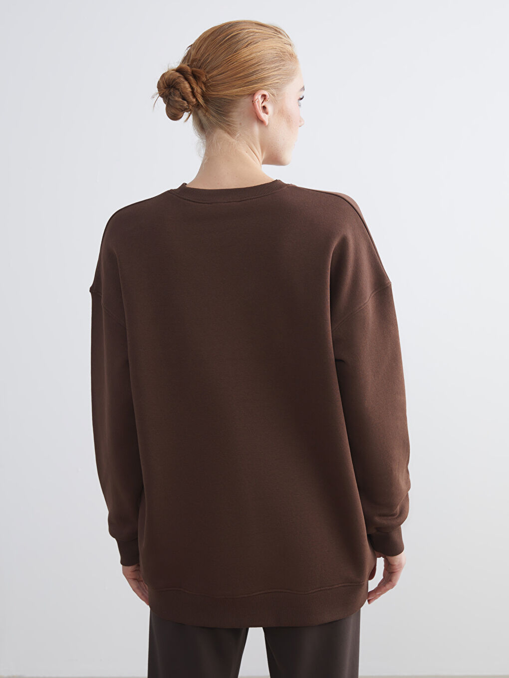 Γυναίκα ΚΑΦΕ Φούτερ Tunic-3