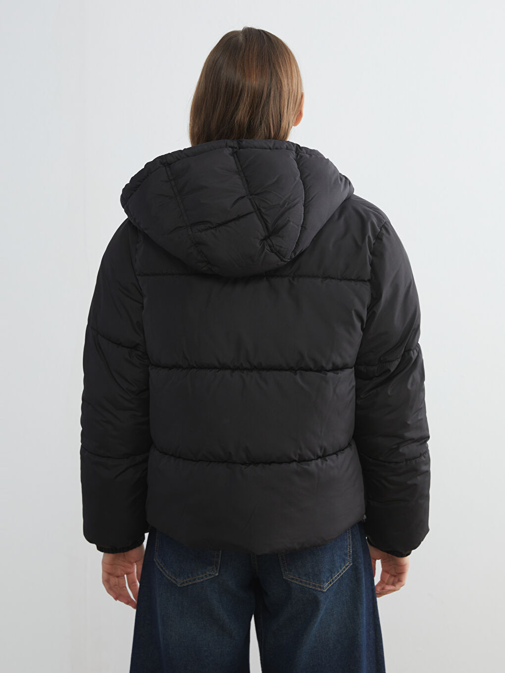 Ženska Puffer Jakna sa Kapuljačom-6