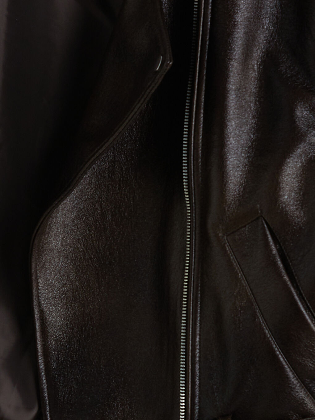 LCW Vision Biker Neck Belted Women's Faux Leather Jacket -W57774Z8-D7V
