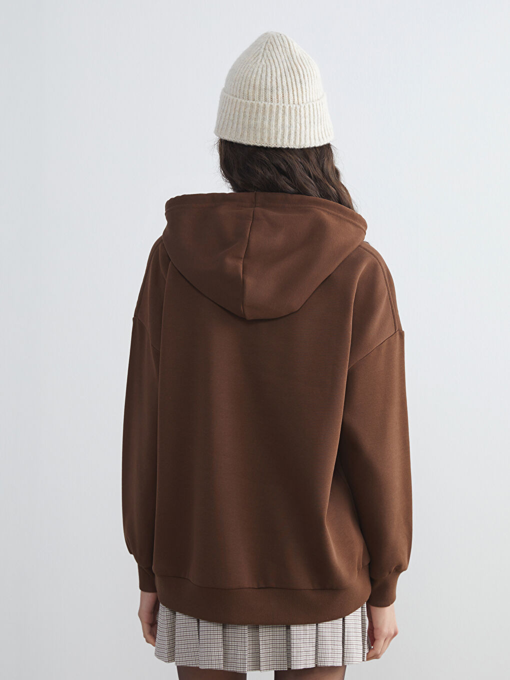 Los Angeles Printed Oversize Women's Thick Hoodie-3