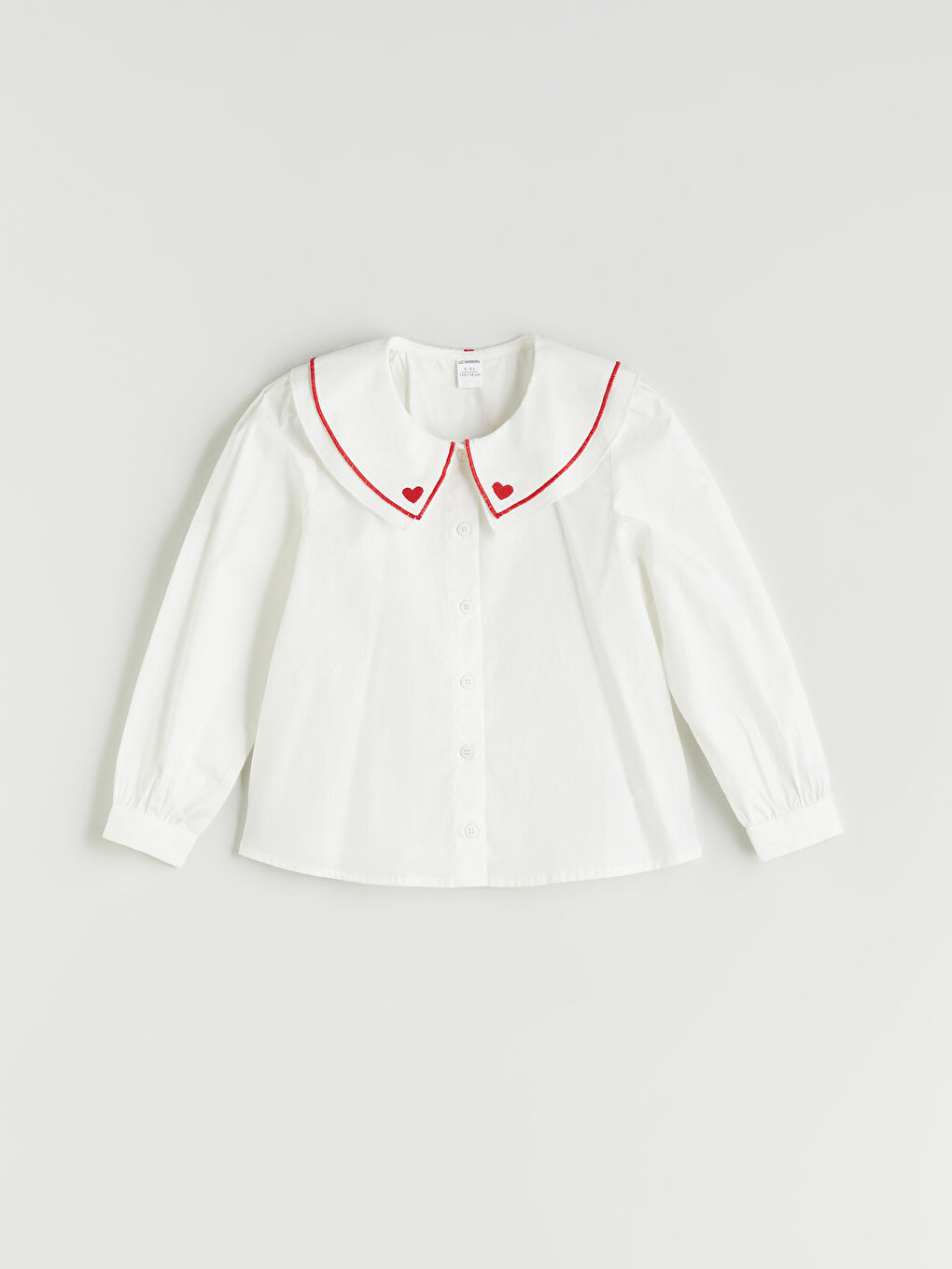 LCW Kids Girl ECRU Shirt -W57801Z1-FDU