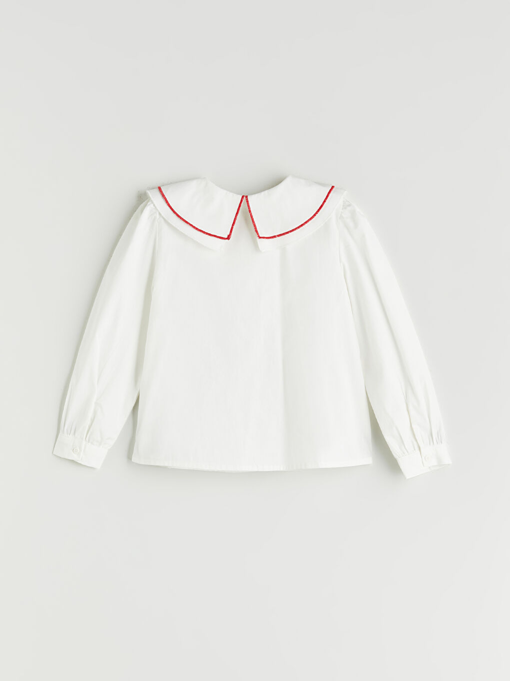 LCW Kids Girl ECRU Shirt -W57801Z1-FDU