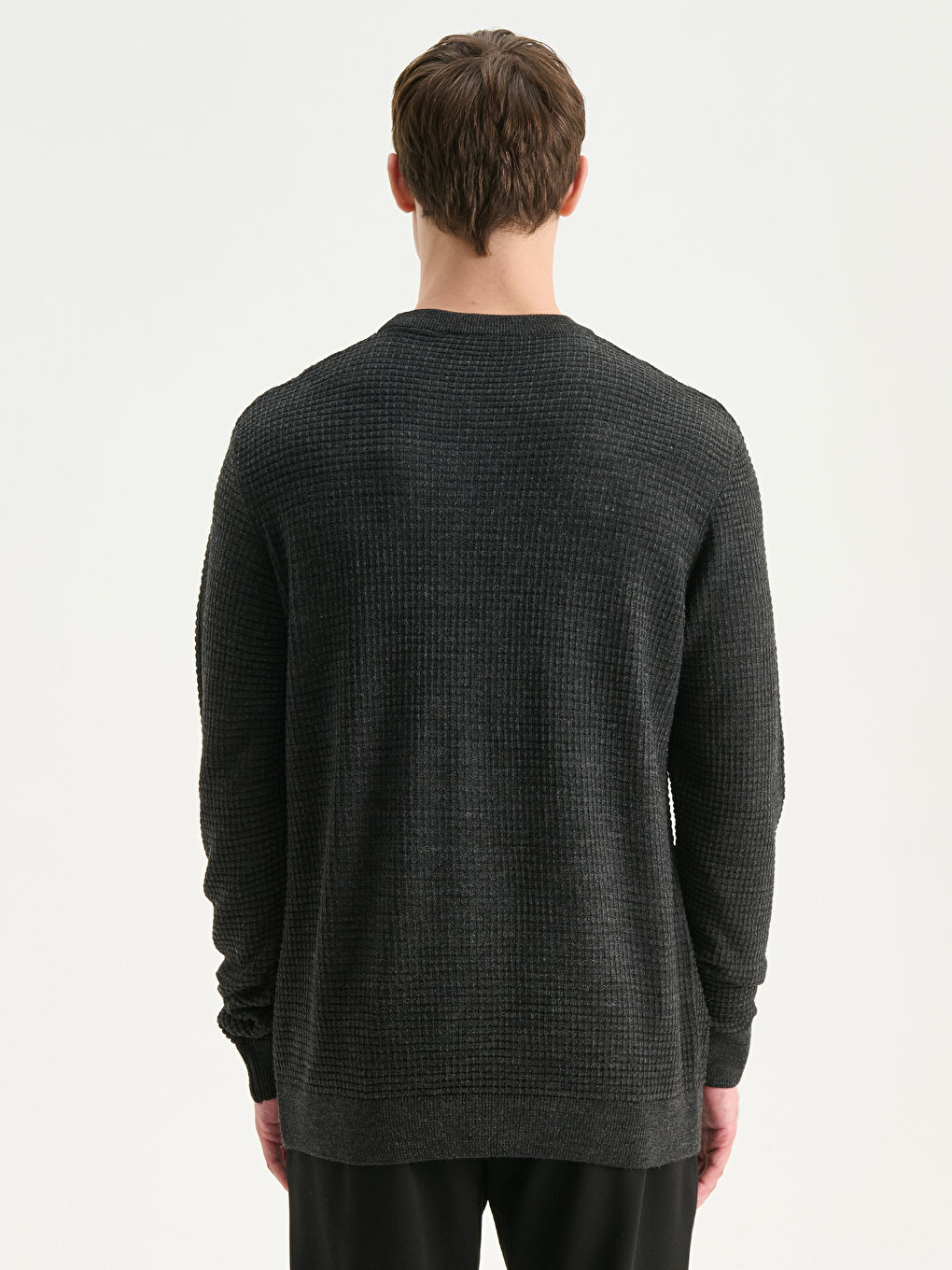 Pull-over Col rond Manches longues pour Hommes en Tricot-3