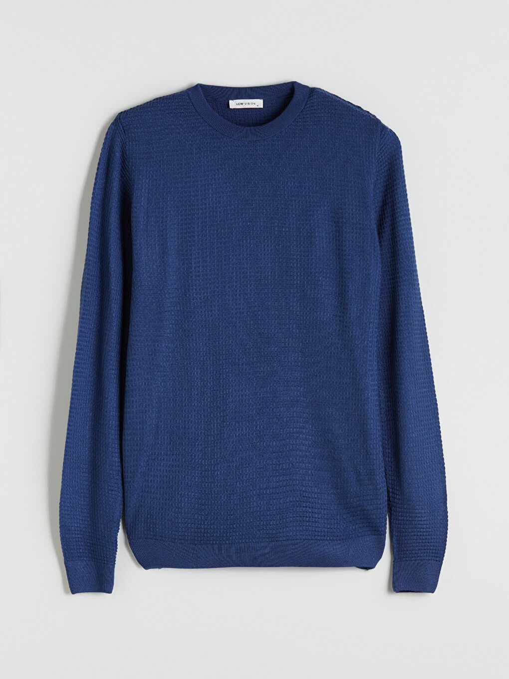 Crew Neck Long Sleeve Men's Tricot Sweater-9