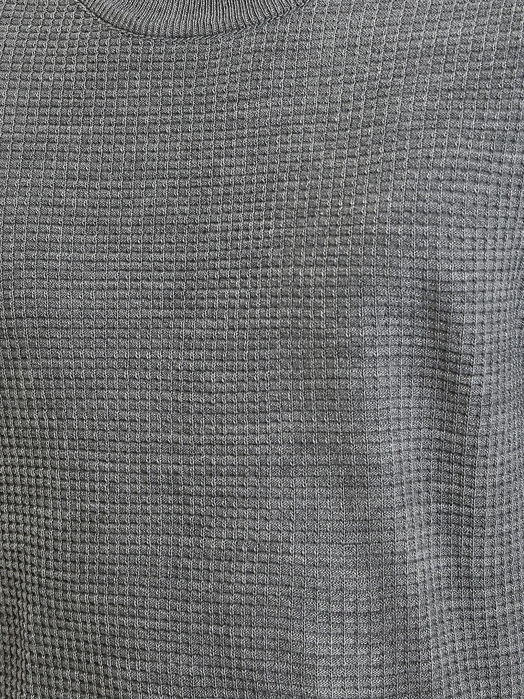 Crew Neck Long Sleeve Men's Tricot Sweater-4