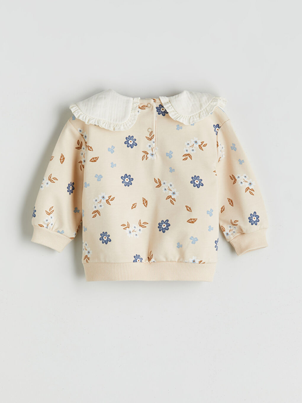 LCW baby Peter Pan Collar Baby Girls' Sweatshirt and Leggings 2 Pack -W57838Z1-LQB