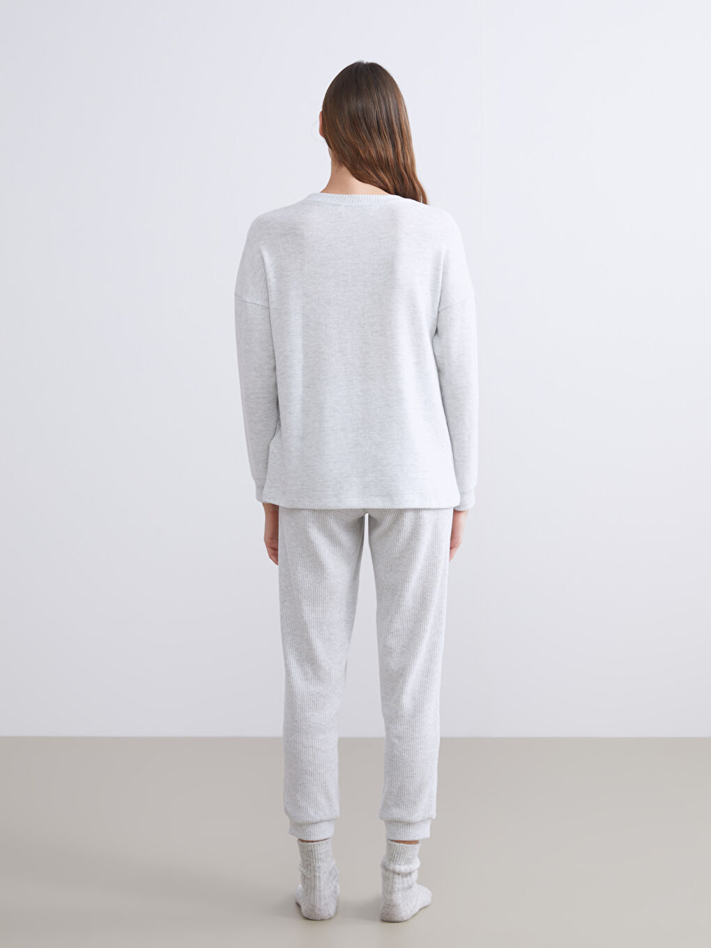 Crew Neck Women's Pyjama Set-3