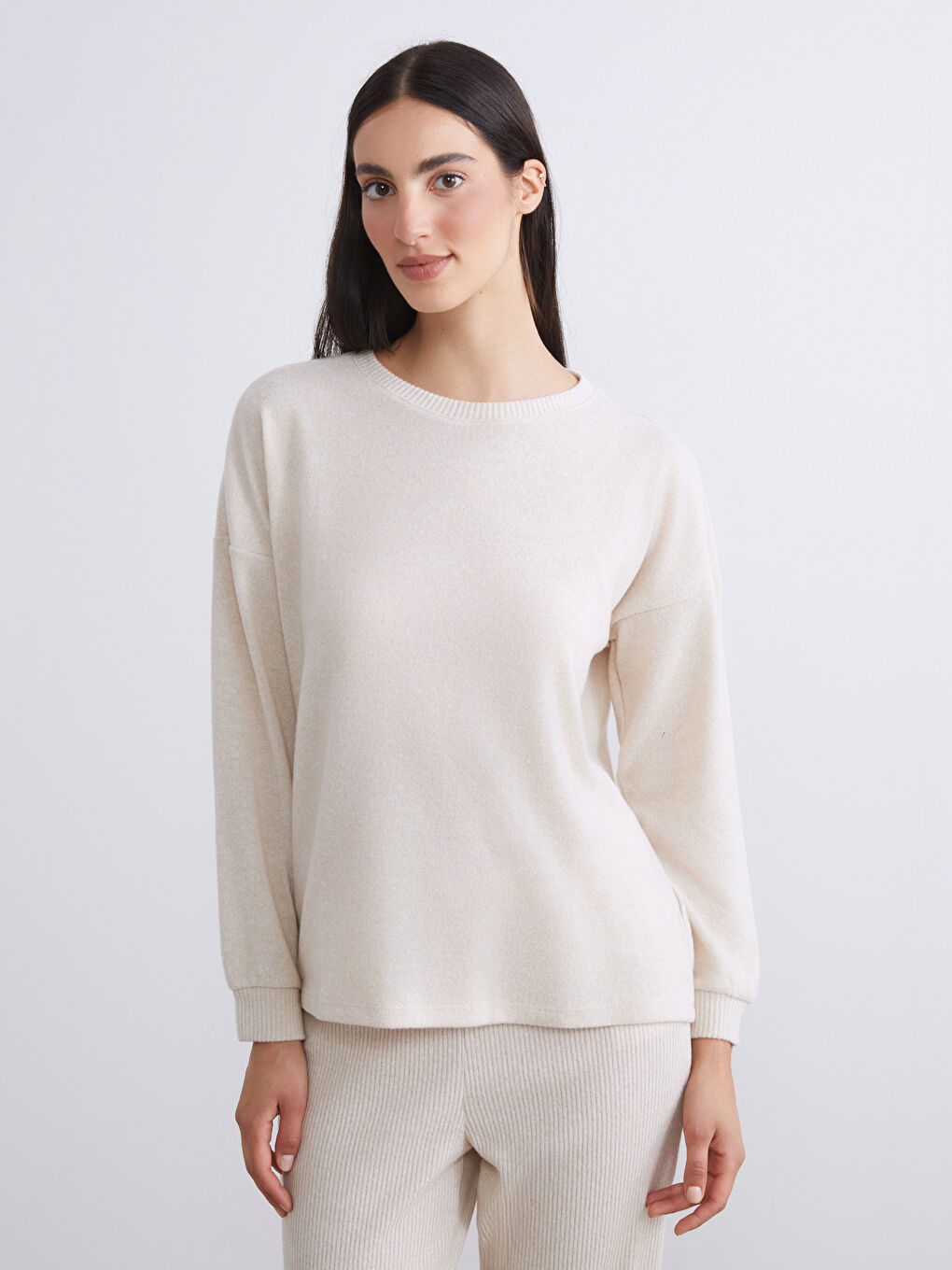 Crew Neck Women's Pyjama Set-1