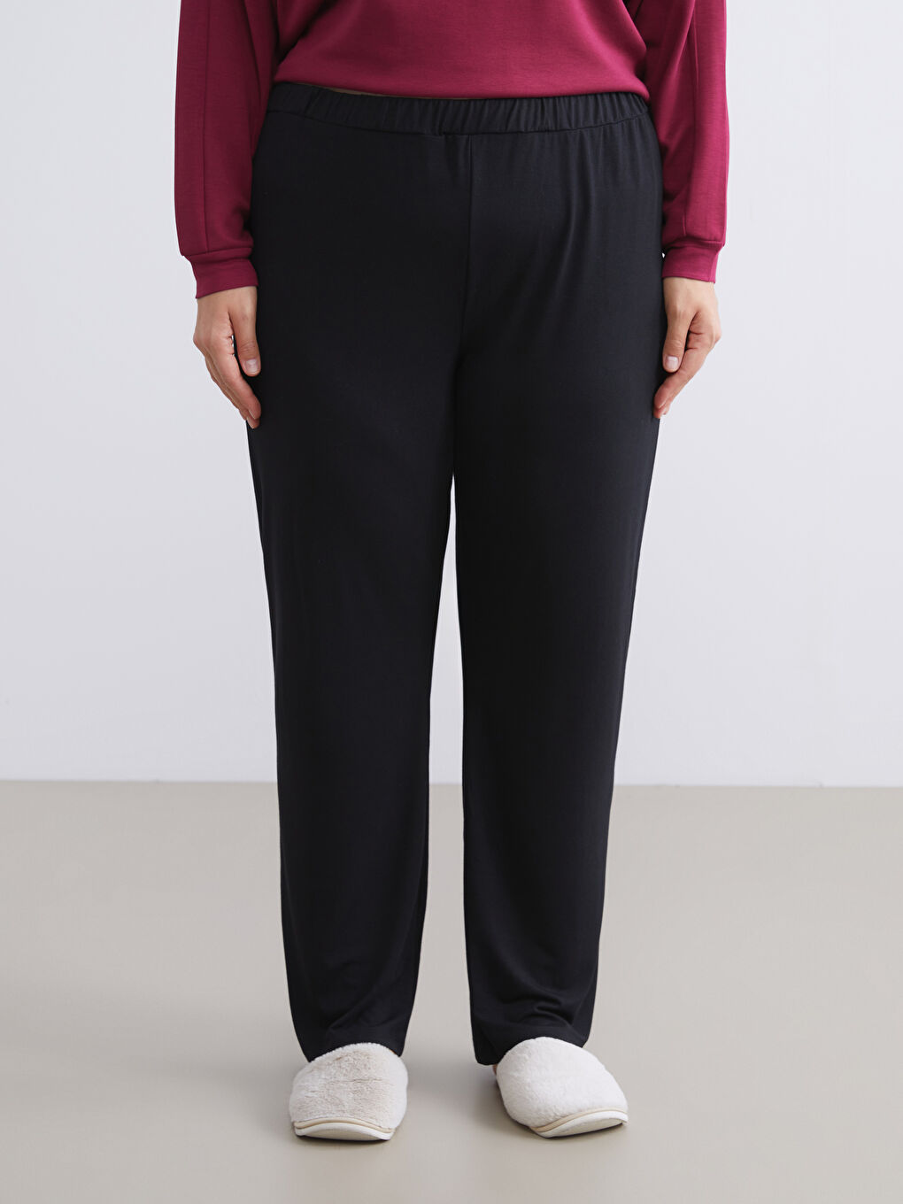 Elastic Waist Modal Blend Women's Pyjama Bottoms-5