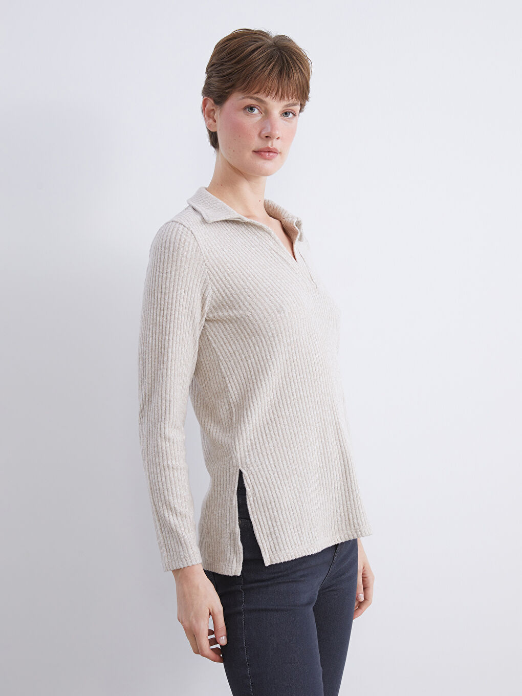 Woman BEIGE T-Shirt