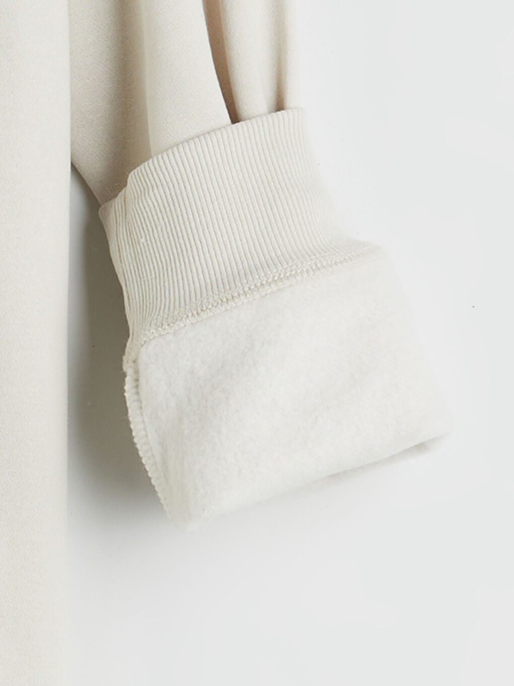 Woman BEIGE Sweatshirt-1