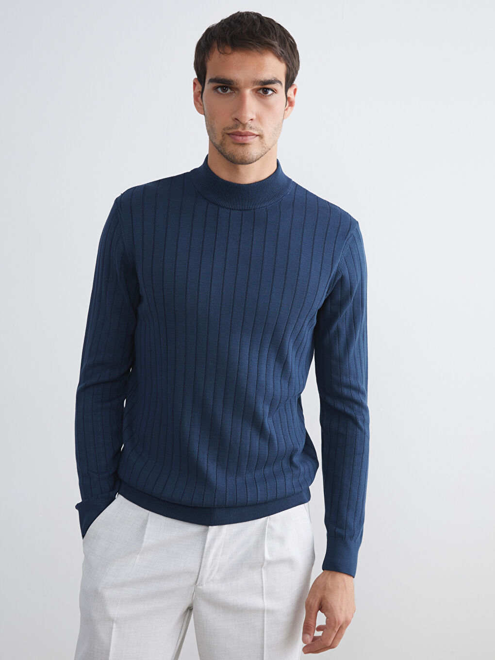 SOUTHBLUE Half Turtleneck Men's Knitwear Sweater -W57932Z8-YH7