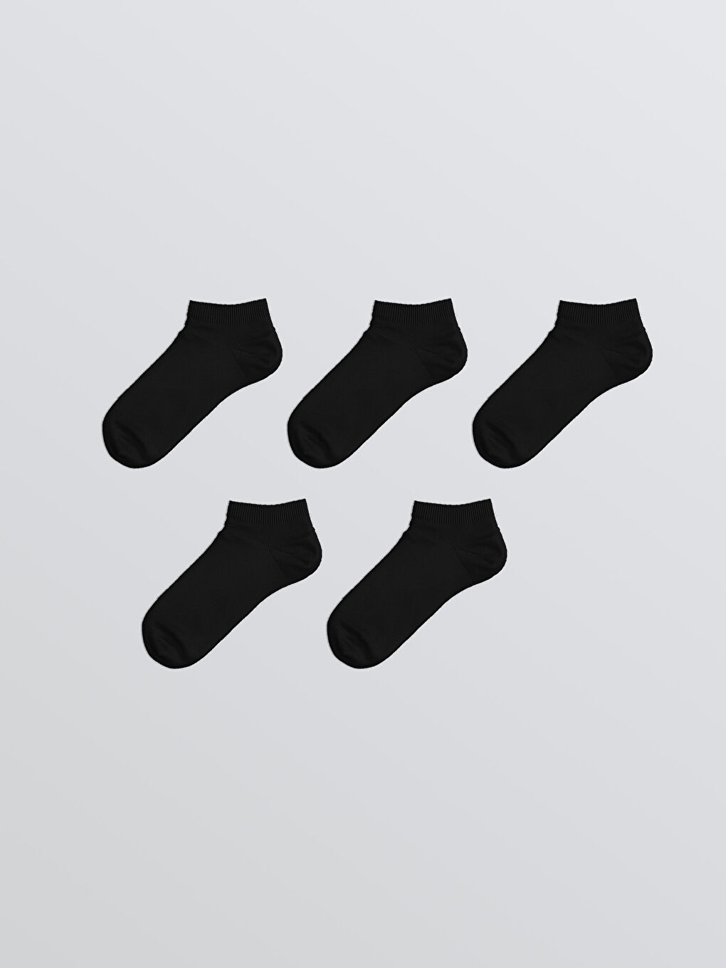 LCW DREAM Women's Plain Trainer Socks 5 Pack -W57940Z8-J0F