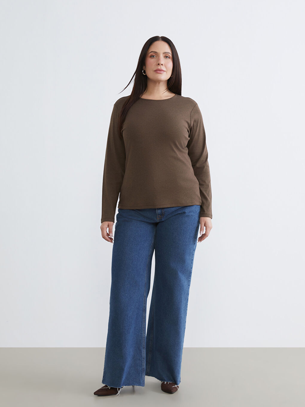 Әйелдерге арналған дөңгелек жағалы боди-5