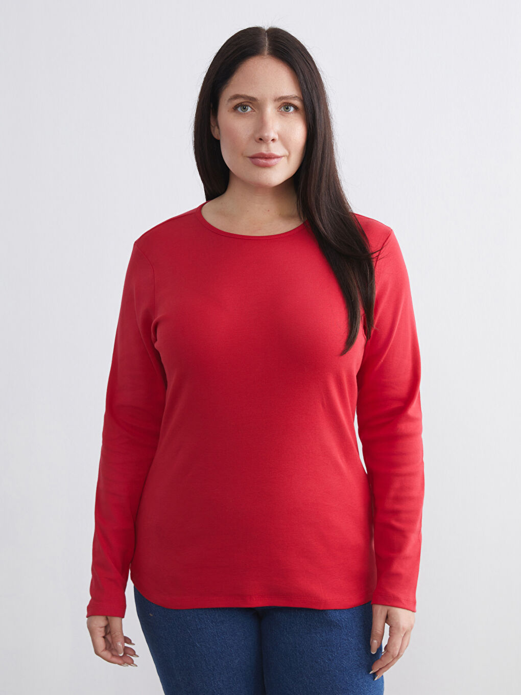 Crew Neck Women's T-Shirt-1