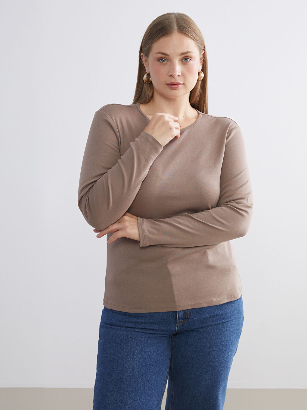 Crew Neck Women's T-Shirt-1