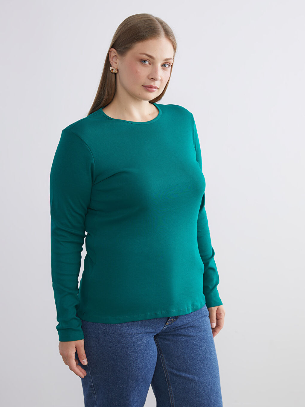 Crew Neck Women's T-Shirt-1