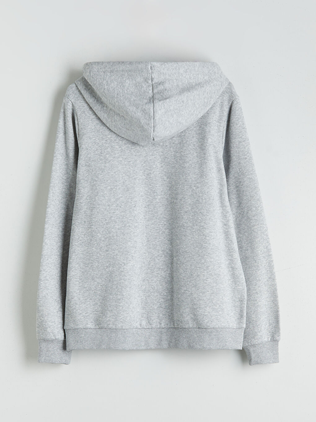 LCWAIKIKI Basic Hooded Women's Zip-Up Sweatshirt -W57947Z8-CT3