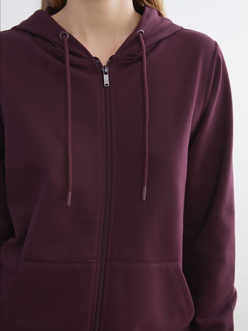 Hooded Women's Zip-Up Sweatshirt-2