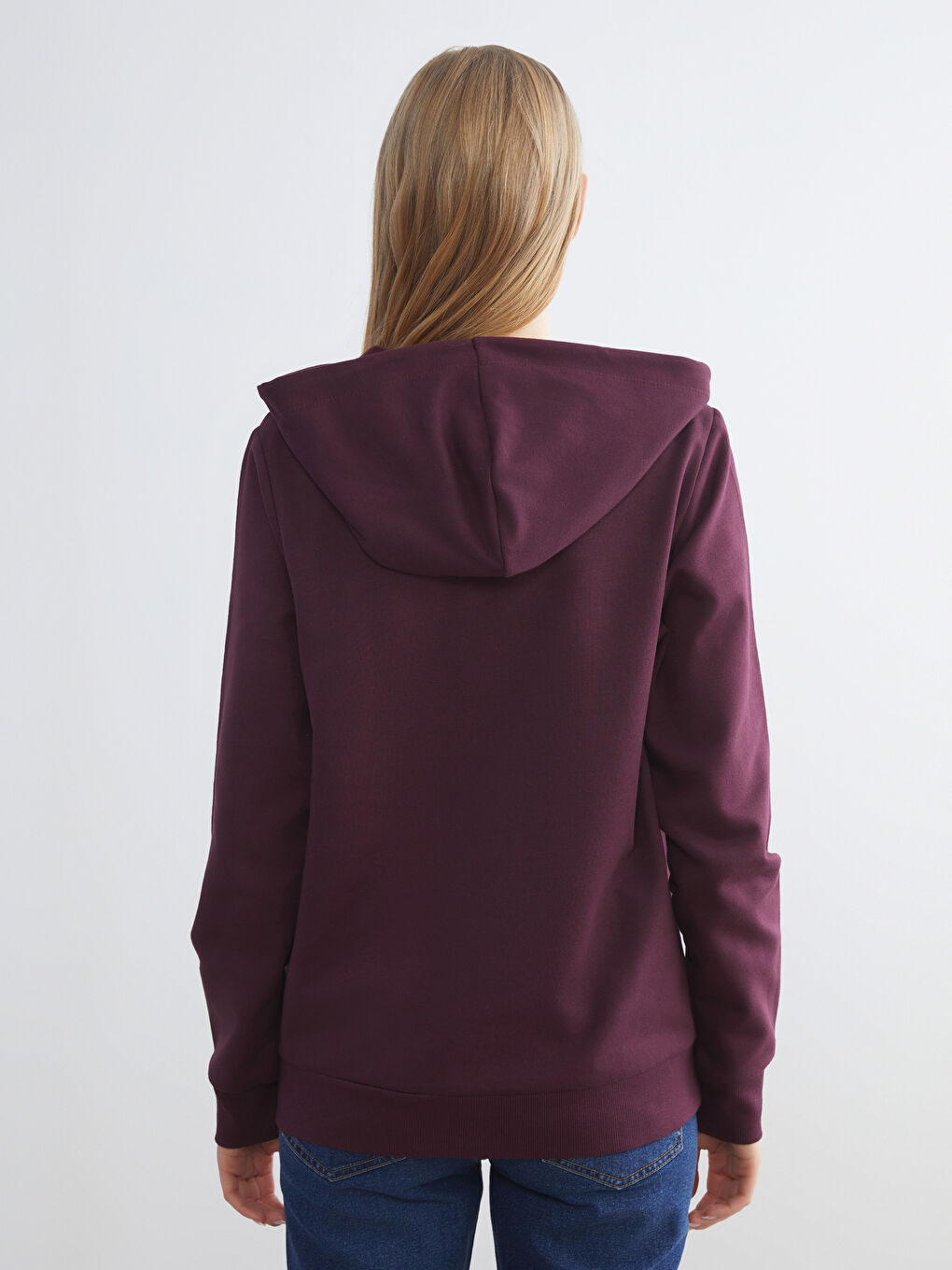 Hooded Women's Zip-Up Sweatshirt-3