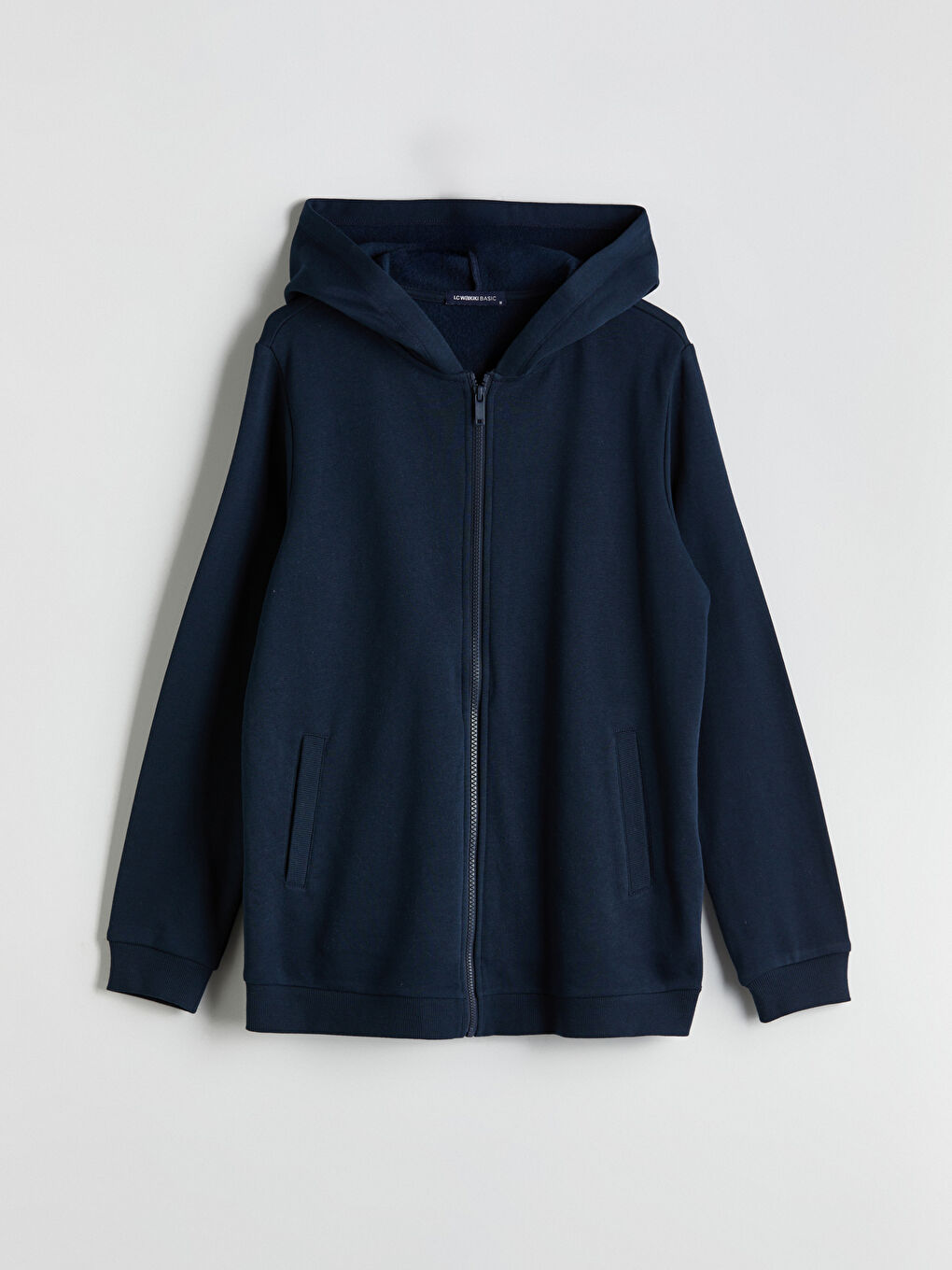 LCWAIKIKI Basic Hooded Women's Thick Zip-Up Sweatshirt -W57949Z8-RFF