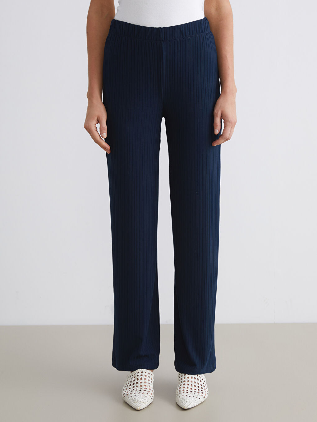 LCWAIKIKI Classic Woman NAVY Sweatpants -W57950Z8-E1J