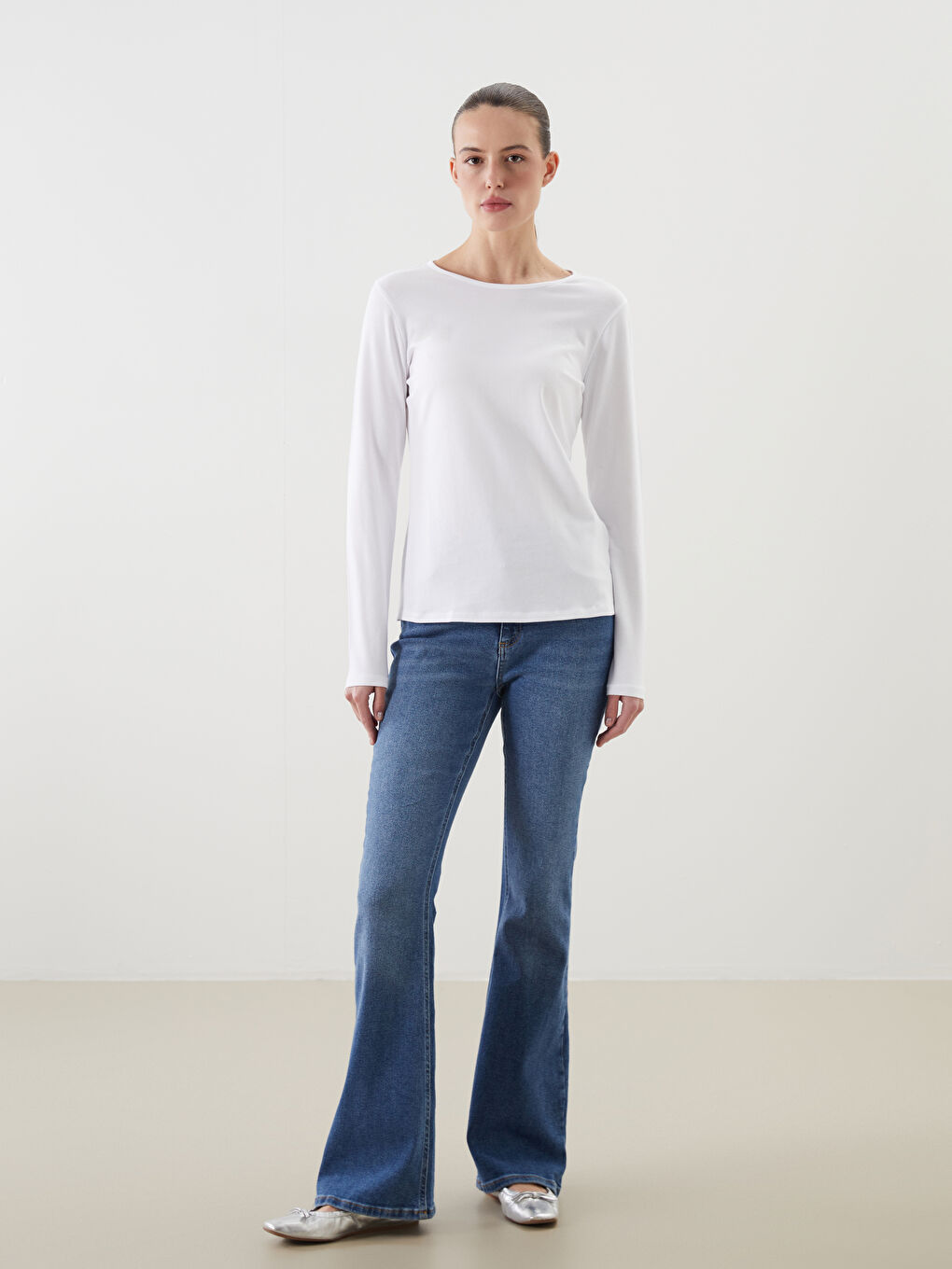 LCWAIKIKI Classic Crew Neck Women's T-Shirt -W57954Z8-Q6K