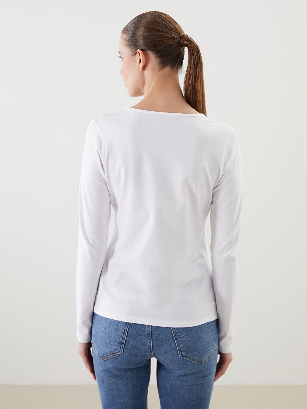 LCWAIKIKI Classic Crew Neck Women's T-Shirt -W57954Z8-Q6K