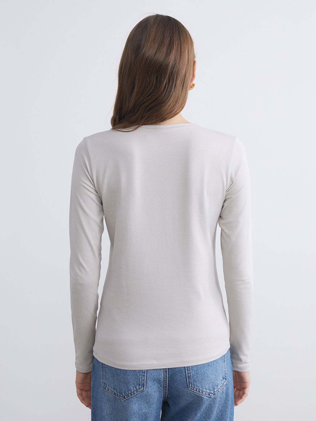 LCWAIKIKI Classic Crew Neck Women's T-Shirt -W57954Z8-QYF