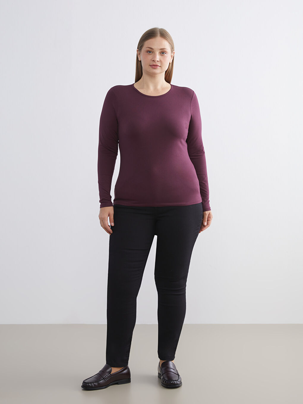 Mürdüm Bisiklet Yaka Kadın Body-2