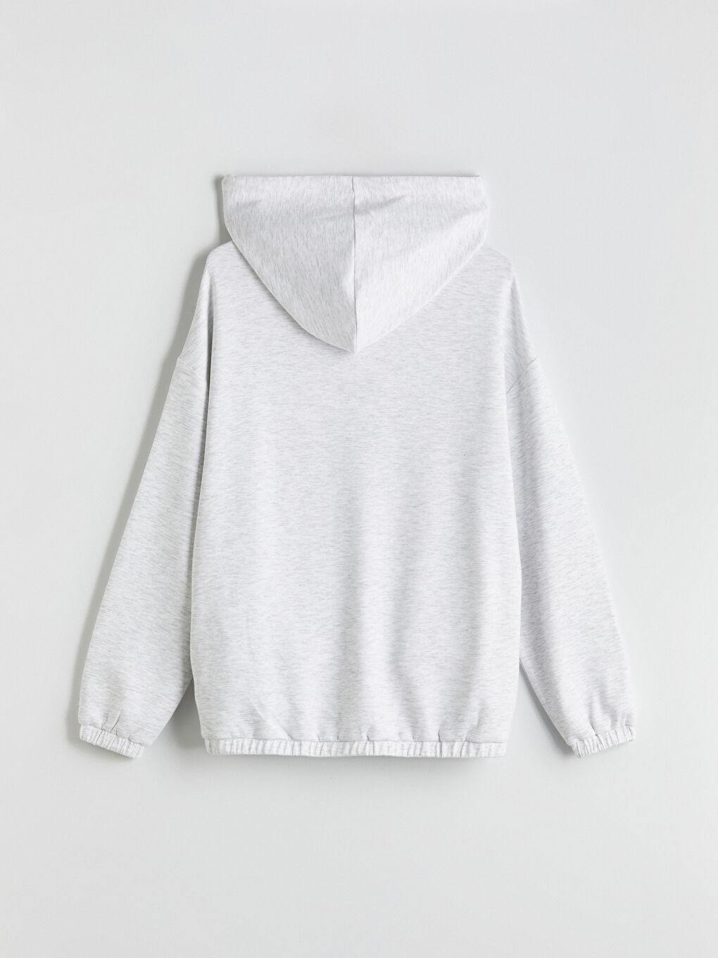 LCWAIKIKI Classic Hooded Oversize Women's Zipper Sweatshirt -W57958Z8-847
