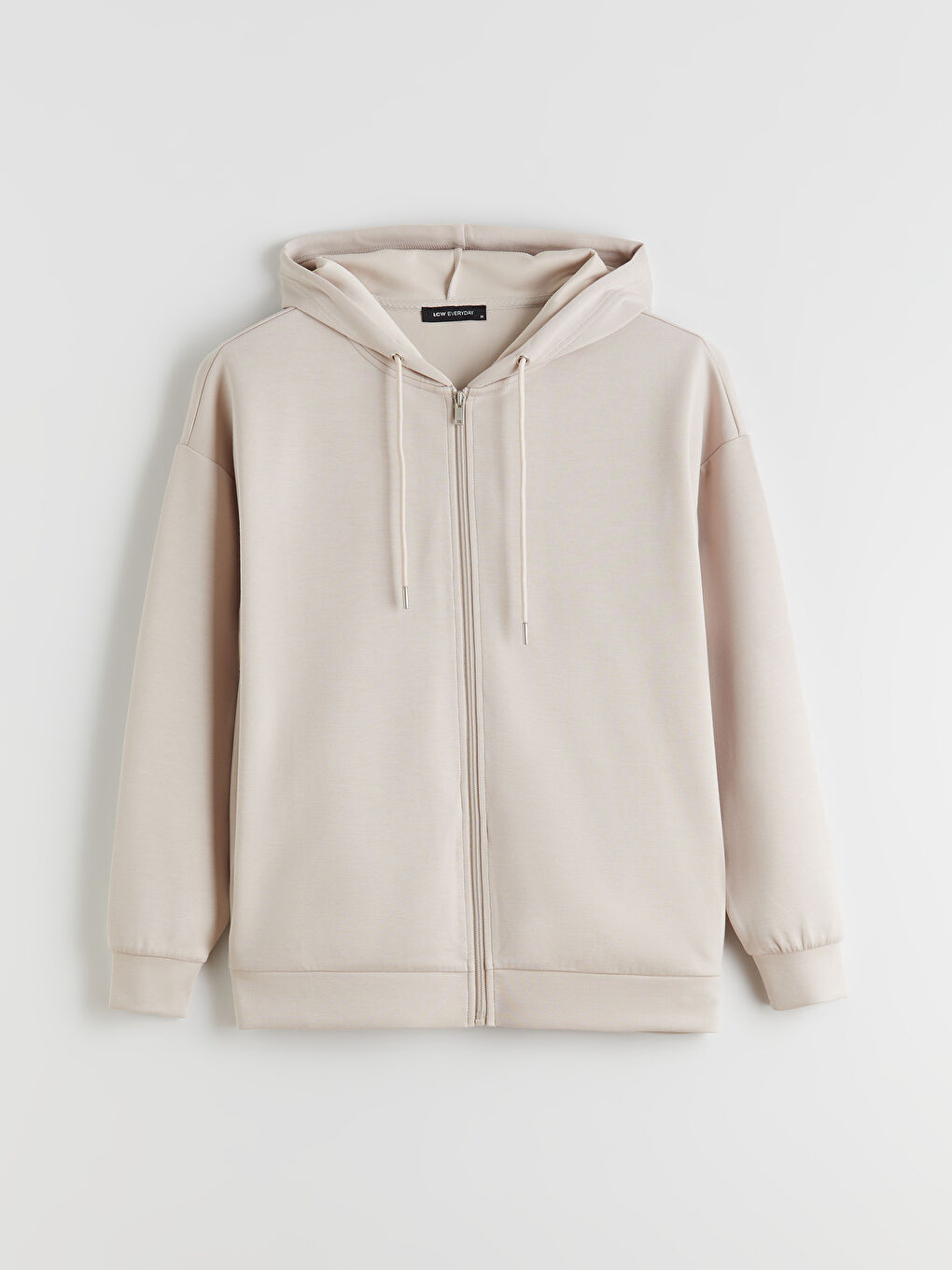 Hooded Oversize Women's Zipper Sweatshirt-4