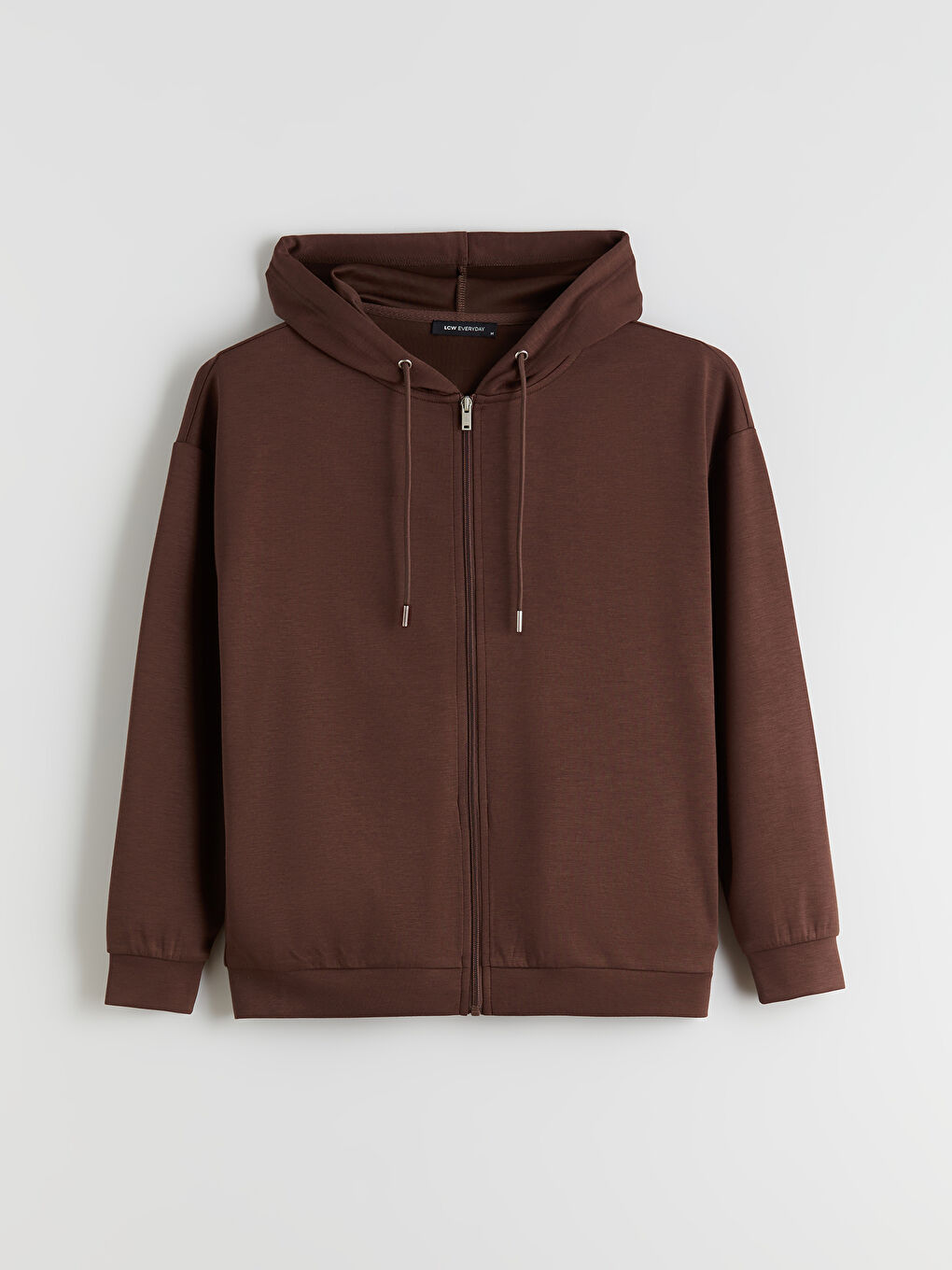 Hooded Oversize Women's Zipper Sweatshirt-4