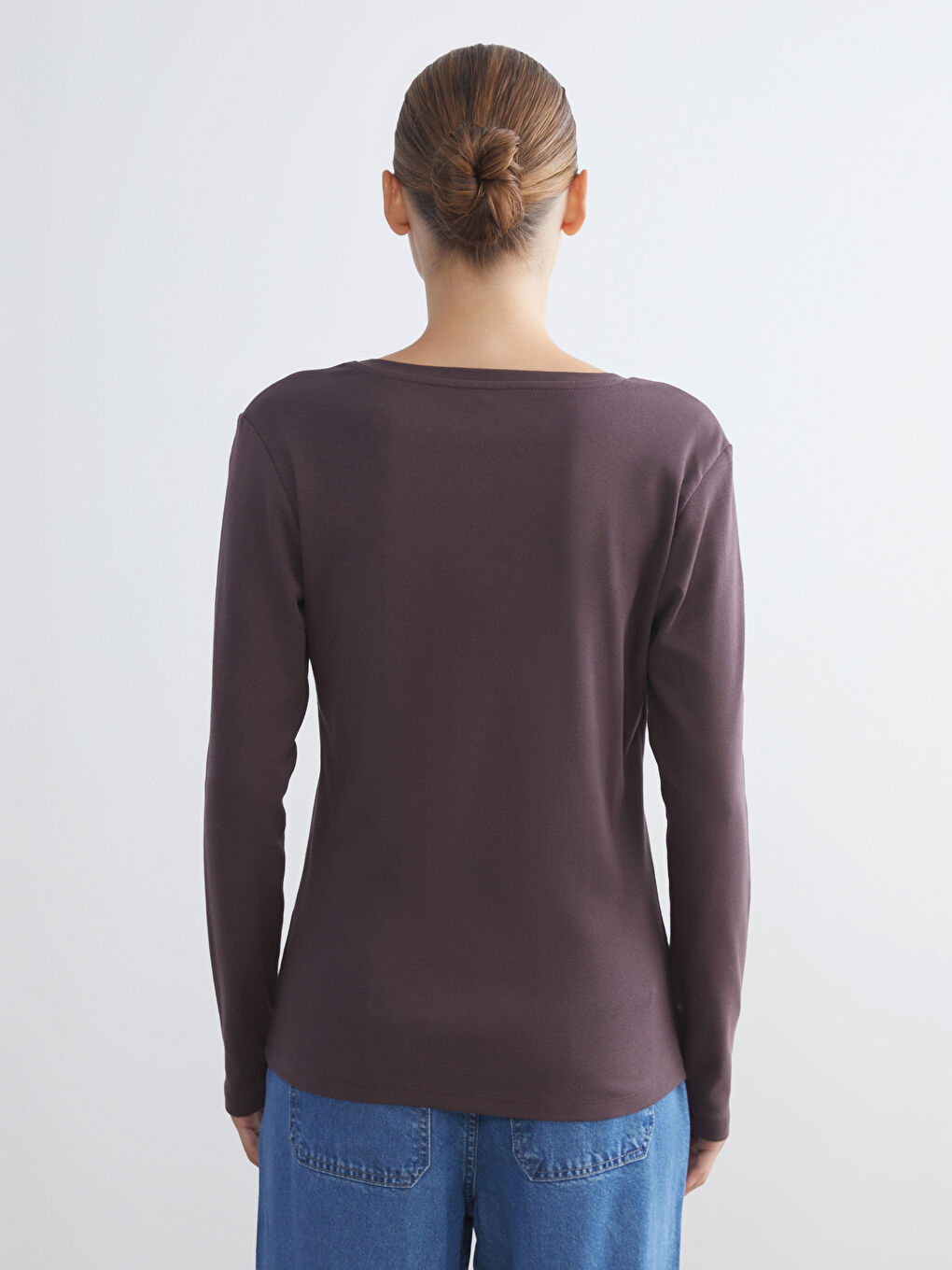 Plus Size V-Neck Women's T-Shirt-5