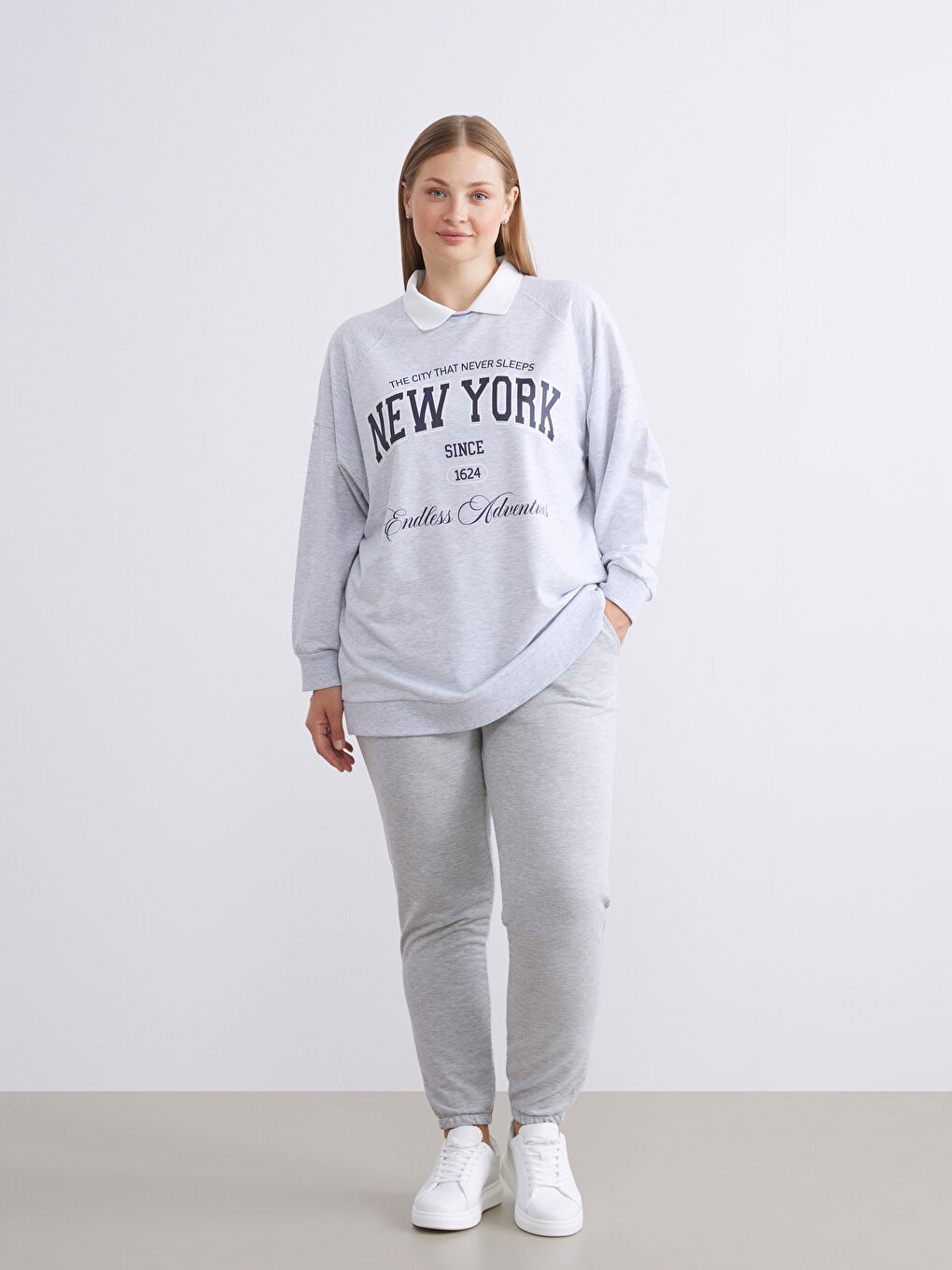 Elasticated Waist Women's Jogger Sweatpants-1