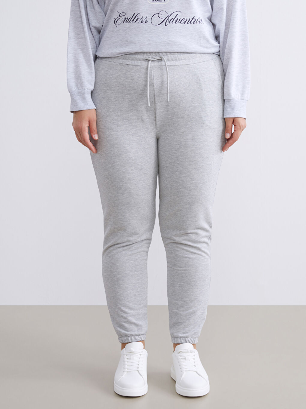 Elasticated Waist Women's Jogger Sweatpants-5