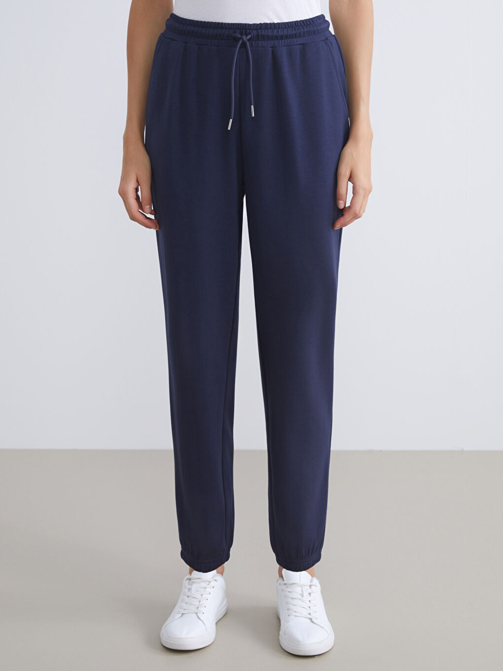 Elasticated Waist Women's Jogger Sweatpants-1